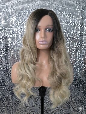 Strawberry Blonde Wavy Lace Front Wig